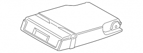 Cotieră banchetă spate, al doilea rând, BMW 5 G30 17-23, piele Sensatec, neagră