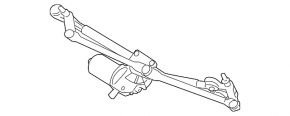 Motorul ștergătoarelor de parbriz pentru BMW X5 E70 07-13
