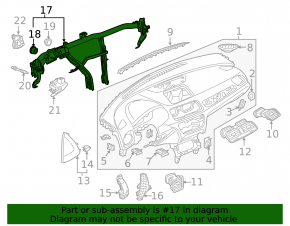 Труба подторпедная усиление Audi Q3 8U 15-18