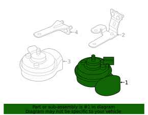 Semnal înalt Audi A3 22-26