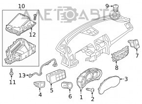 Щиток приборов Mazda 6 17-18 usa АКПП