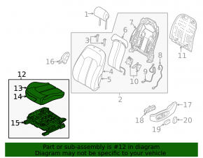 Водительское сидение Hyundai Sonata 15-19 без airbag, механич, ткань беж