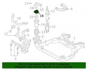 Чашка опора передняя правая Mazda6 03-05