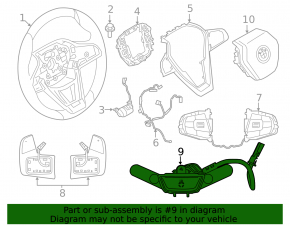 Кнопка подогрева руля BMW X3 G01 18-24