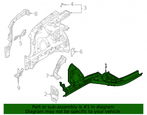 Panou lateral dreapta față Hyundai Sonata 20-23 Coreea