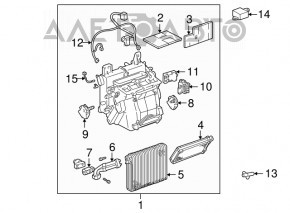 Ventilatorul de racire al computerului pentru Lexus IS 200/300 99-05