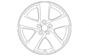Диск колесный R19 x 7.5J 5*120 Lexus LS460