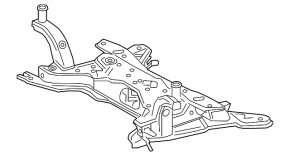 Подрамник передний Toyota Prius 50 16-22