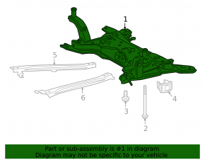 Подрамник передний Toyota Prius 50 16-22
