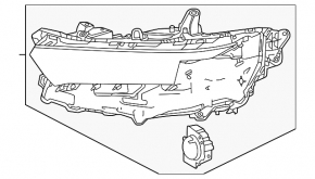 Far dreapta față Toyota Crown 23-26 Bi-LED, Limited, Platinum, XLE