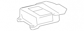 Модуль srs airbag компьютер подушек безопасности Toyota Sienna 17-19