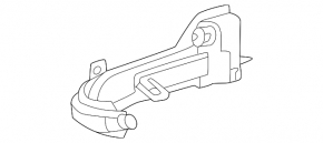 Поворотник зеркала правый Audi A3 22-26