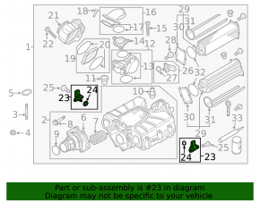 Датчик наддува боковой Porsche Cayenne 958 11-17 Hybrid