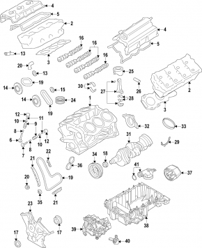 Регулятор фаз ГРМ выпуск Ford Explorer 16-19 3.5 T35PDED