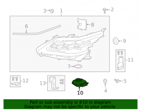Unitate de aprindere stânga pentru Lexus LX570 16-21