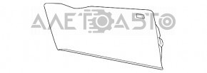 Подушка безопасности airbag коленная водительская левая Jeep Grand Cherokee WK2 11-22 черн