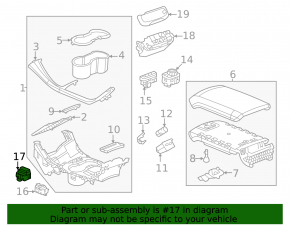 Кнопки подогрева сидений левая GMC Terrain 18-22
