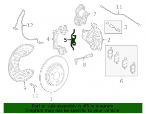 Suport de fixare plăcuțe de frână față stânga pentru Mercedes GLC 16-22, 360mm, pachet AMG, set complet