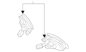 Butonul de control de pe volanul Mercedes W167 GLE 350 450 20-23 fără control de croazieră adaptiv
