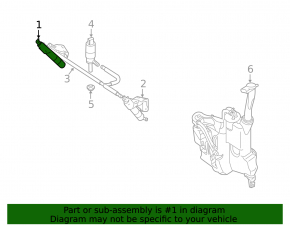 Форсунка омывателя фары правая Mercedes W164 ML 06-11