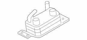 Масляный охладитель АКПП Lincoln MKC 17-19 2.0T