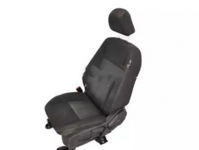 Водительское сидение Ford Focus mk3 15-18 рест, без airbag, механич, ткань черн