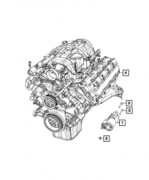 Стартер Dodge Challenger 09-23 5.7
