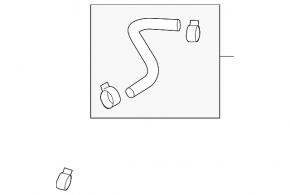 Furtun de răcire superior Subaru Outback 10-12 2.5