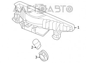 Стоп сигнал Honda Civic XI FE/FL 22-26 5d