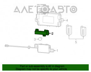 Антенна Keyless Chrysler 300 11-22