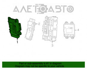 Differential Control Module Jeep Compass 17-21 2.4 AWD