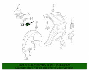 Замок лючка бензобака Mercedes W164 ML 06-11