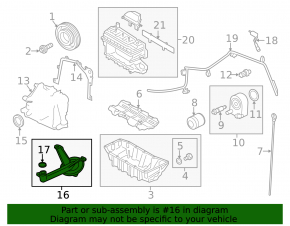 Маслоприемник ДВС Ford Escape 13-19 1.6T 1.5T