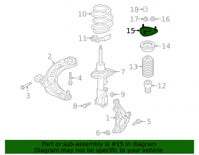Опора амортизатора передняя левая Mazda CX-3 16-21