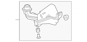 Мусоросборник Honda Accord 18-22 2.0T