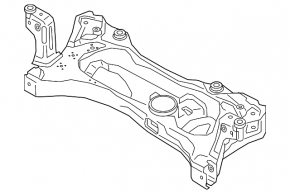 Подрамник передний Audi Q3 83A 19-25