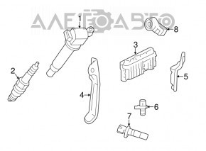 Блок ECU компьютер двигателя Toyota Avalon 13-15 3.5