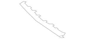 Bandă bară față centrală inferioară Mercedes Clasa E W212 14-16 AMG pachet