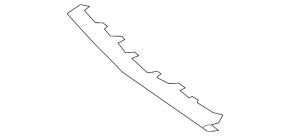 Bandă bară față centrală inferioară Mercedes Clasa E W212 14-16 AMG pachet