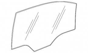 Geam ușă stânga față Chevrolet Equinox EV 24-26