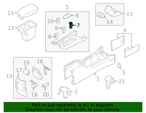 Кнопка Active eco Kia Sorento 14-15 рест