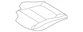 Водительское сидение Mazda CX-5 13-15 без airbag, ткань черн
