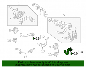 Патрубок охлаждения Volkswagen ID.4 21-26 с датчиком