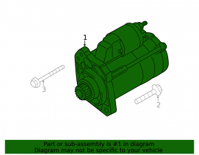 Стартер Audi A6 19-25 2.9, 3.0