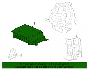 Модуль srs airbag компьютер подушек безопасности Honda Civic XI FE/FL 22-24 4d