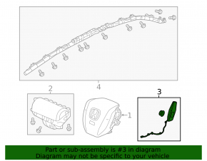 Подушка безопасности airbag левого сиденья Honda Civic X FC 16-18