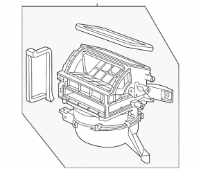 Печка в сборе Honda CRZ 11-12