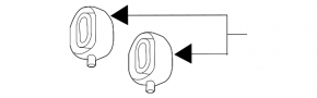 Крепление глушителя переднее левое Chevrolet Malibu 16-23
