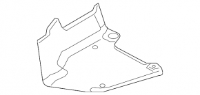 Protectie bara spate dreapta Audi A4 B8 08-16 nou original