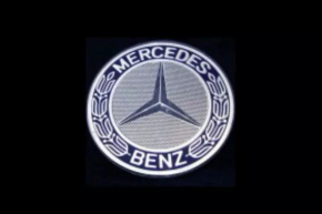 Центральный колпачок на диск Mercedes GLA 14-20 синий 75/70мм